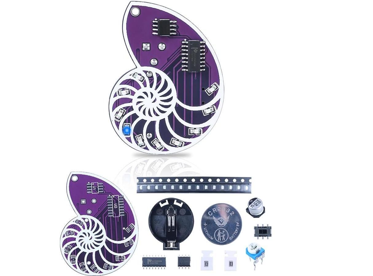 Wearable Seashell Light SMD Learn to Solder Kit