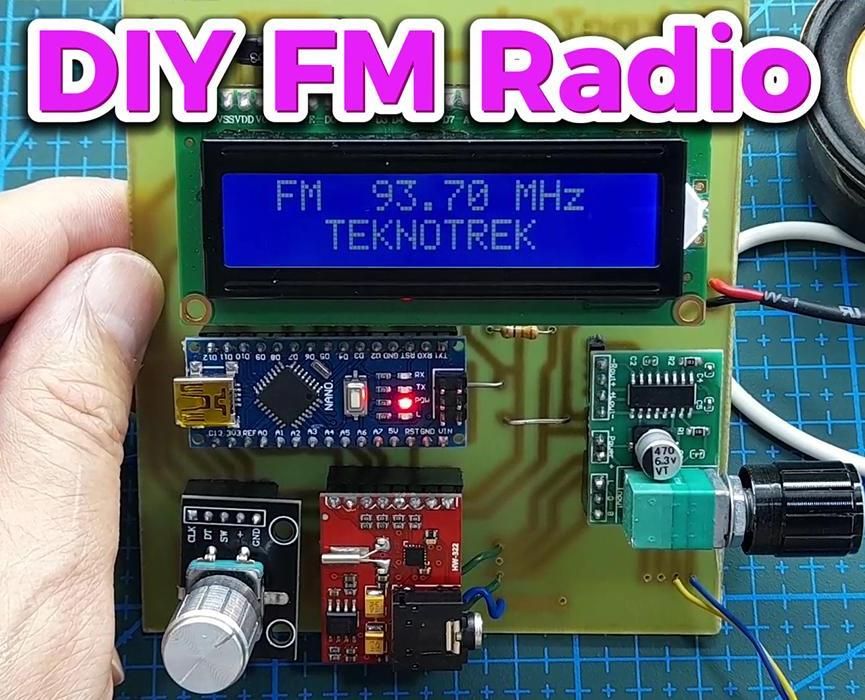 Diy Fm Radio Receiver Using Arduino and Si4703