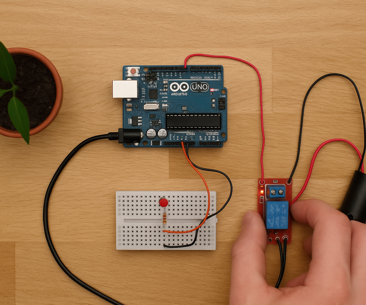 Smart Plant Watering System With Arduino