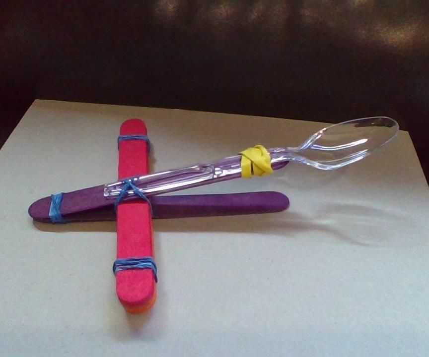 Craft Stick Catapult (kinetic Energy Experiment)