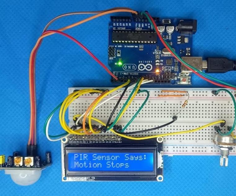 HC-SR501 PIR Sensor With Arduino