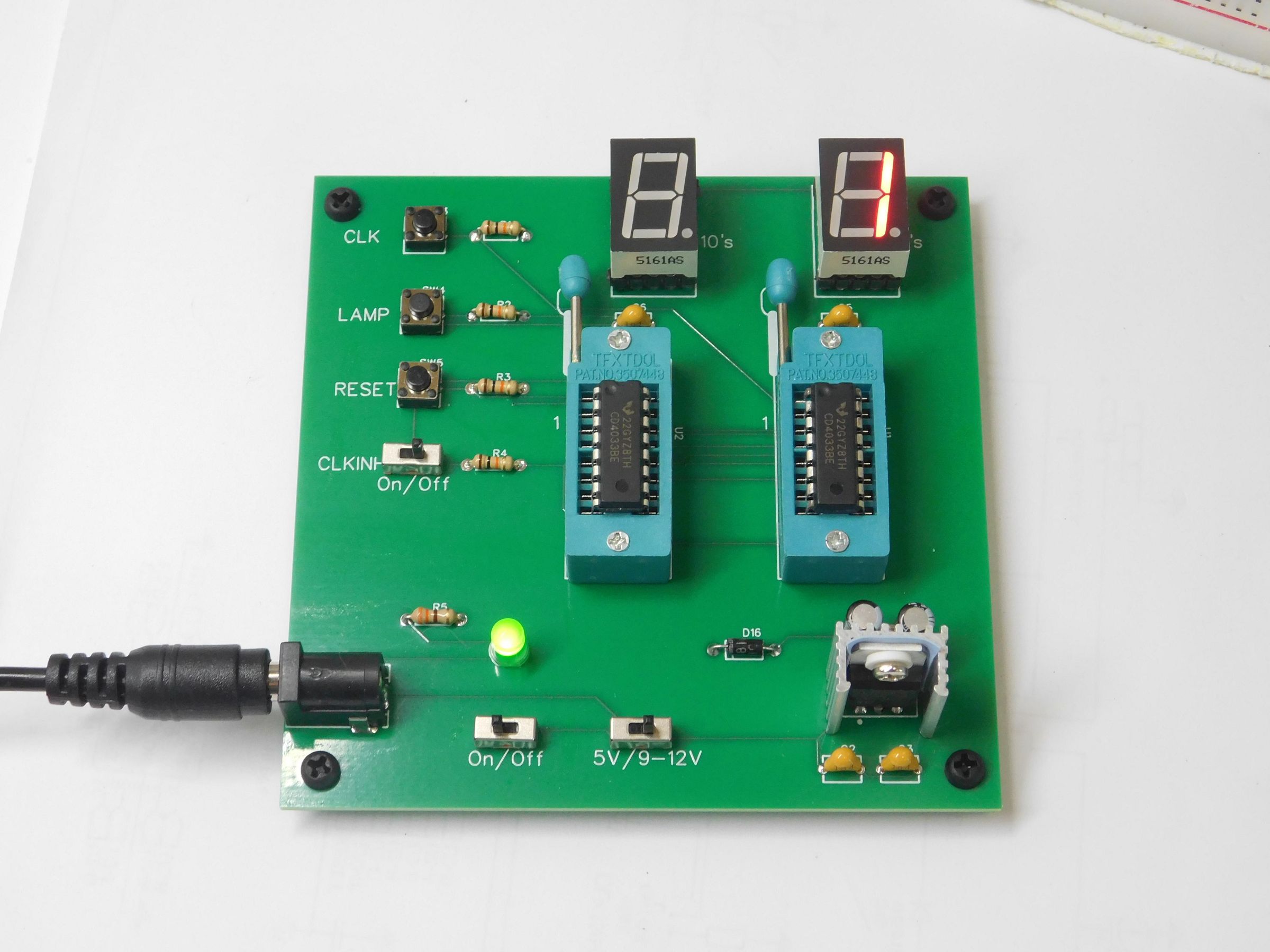 CD4033 & 7-segment LED Tester