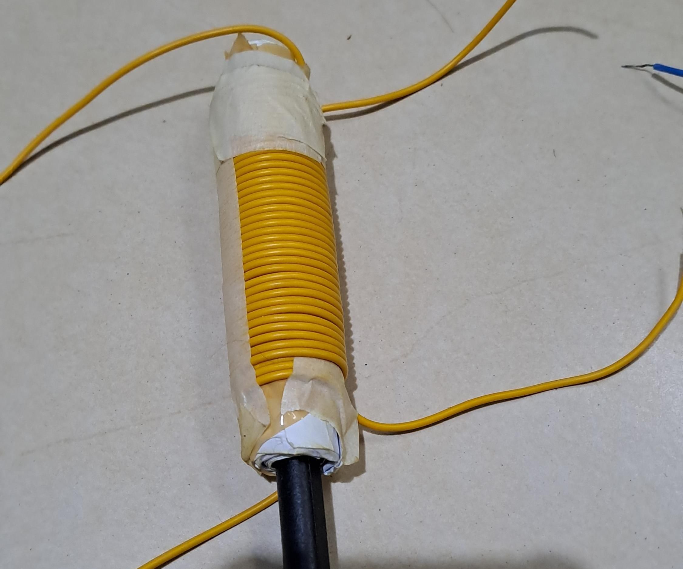 LVDT Making and Testing. IC555 As Oscillator and Mosfet IRF840 Used for Primary Excitation.