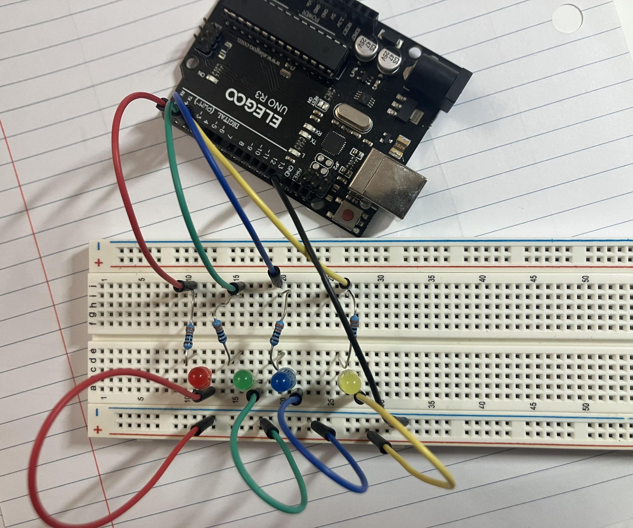 LED Binary Counter