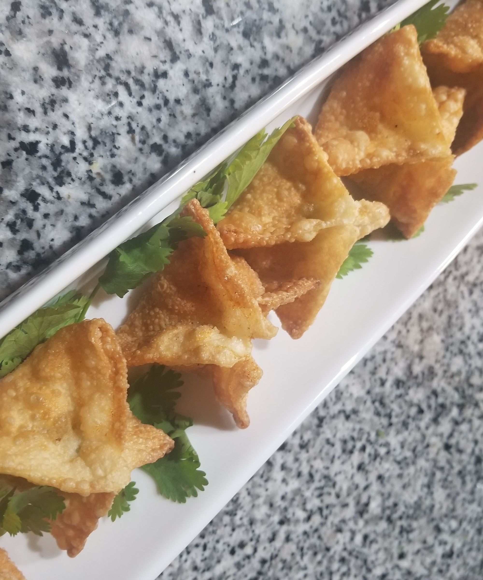 Spicy Wonton Treats With Carolina Reaper Seasoning