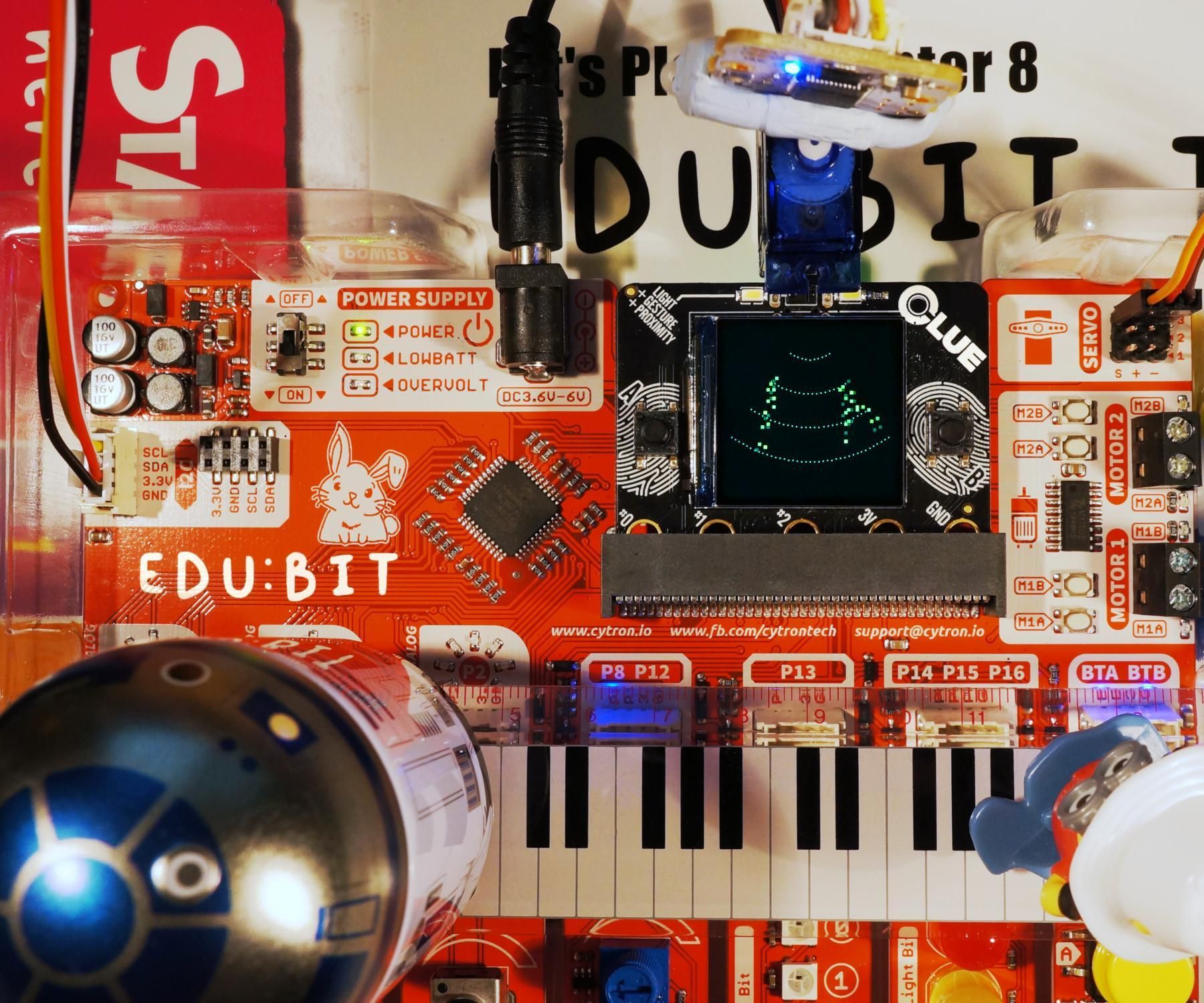 Using the Cytron Edu:bit With the Adafruit CLUE