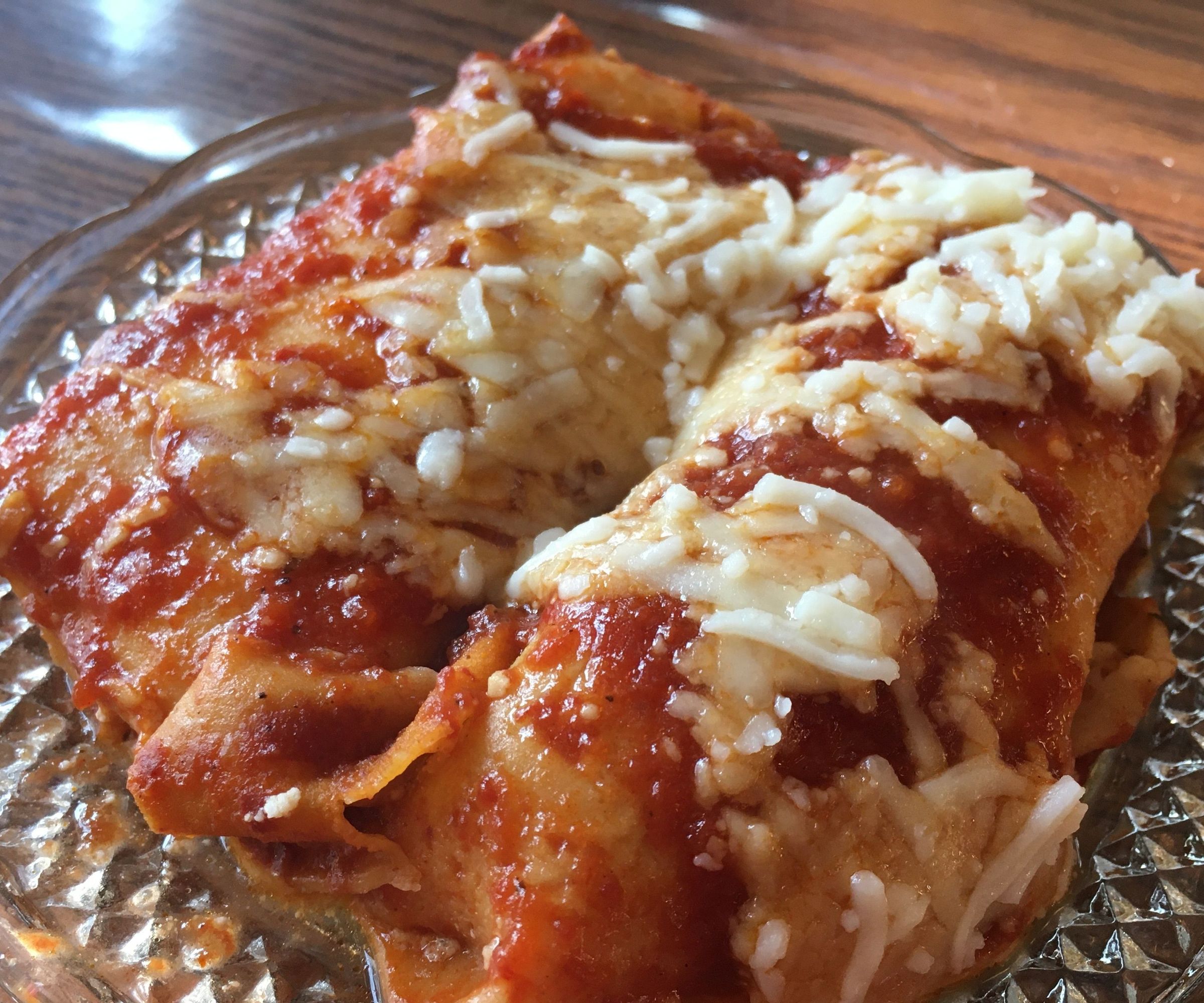 Handmade Four-Cheese Manicotti