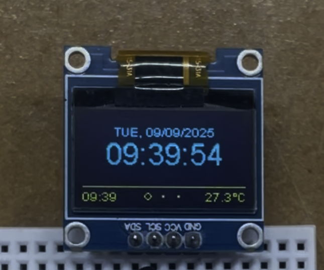 Weather and Time Display