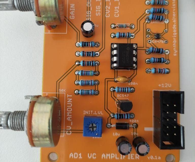 Discrete Voltage Controlled Amplifier