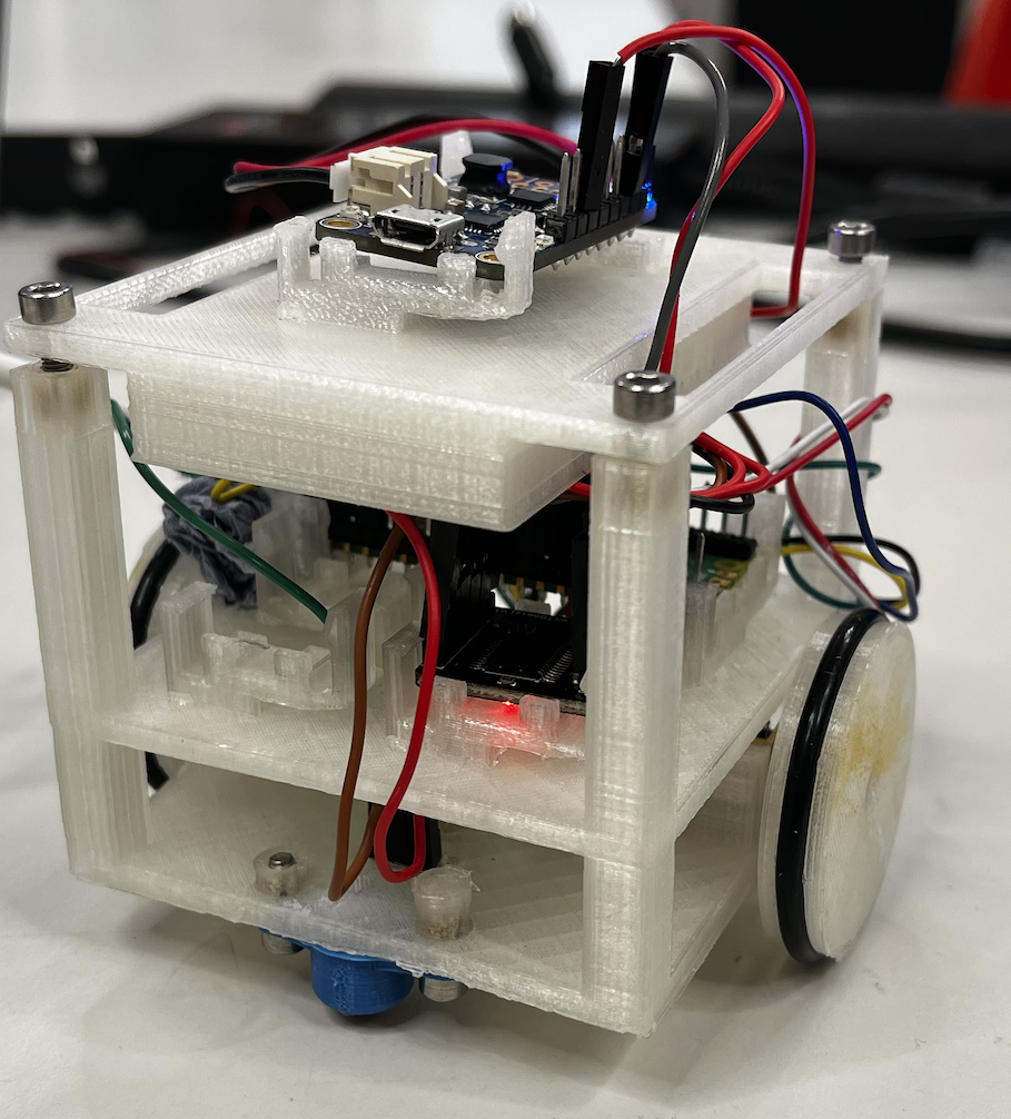 Differential Wheeled Robot With IR Sensing