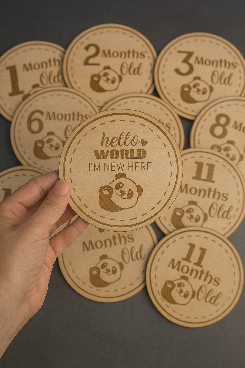 "DIY Baby Milestone Discs With the LOKLiK IEngrave – Beginner Laser Engraving Project"