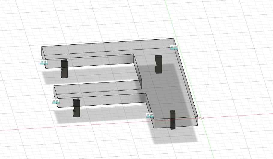 MESA EN FORMA DE F