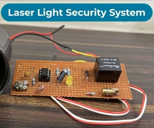 How to Make a Laser Safety System With a 555 Timer?