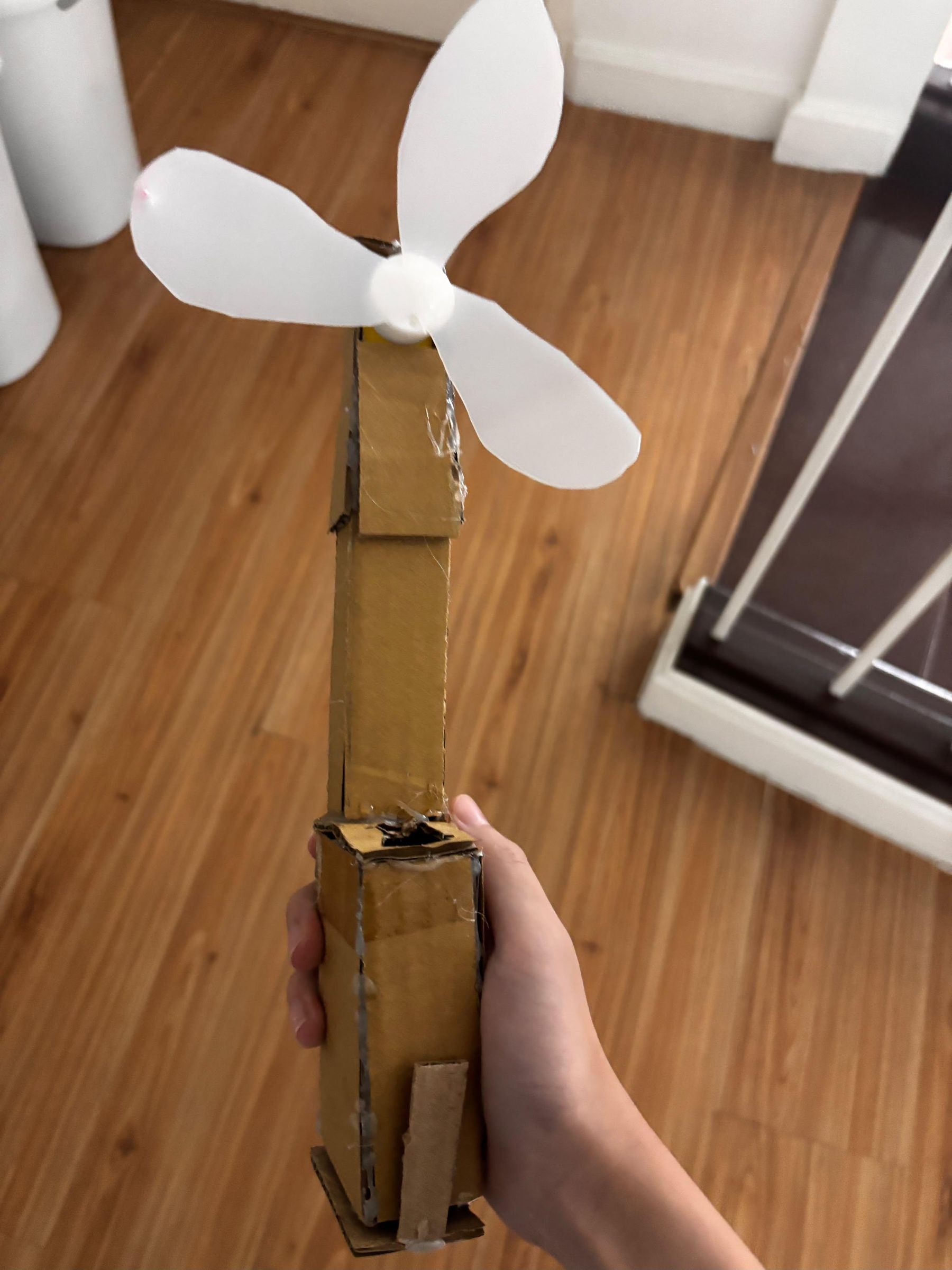 Motorized Hand Fan (Trash to Treasure Entry)