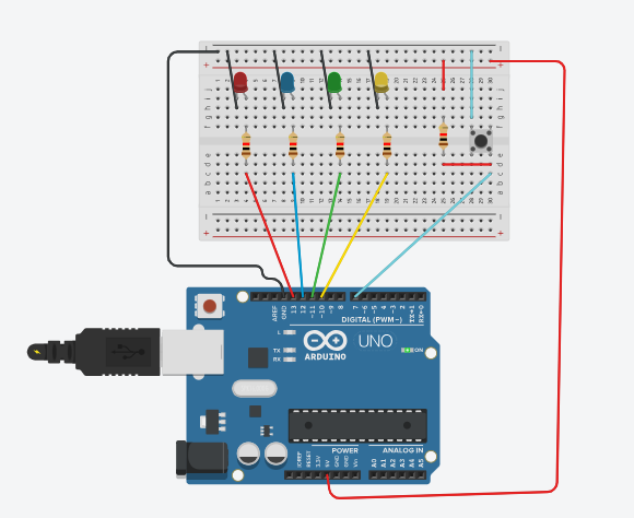 Transición De Luces Led Con Arduino