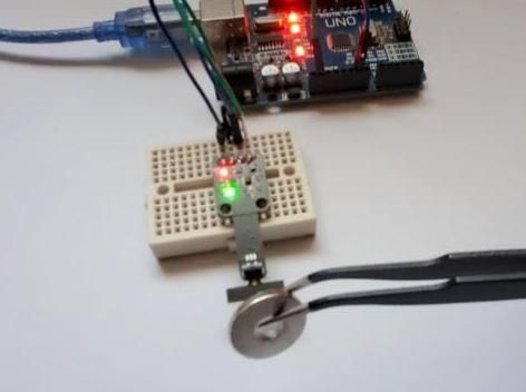 Magnet Polarity Detection Using Visuino & Arduino