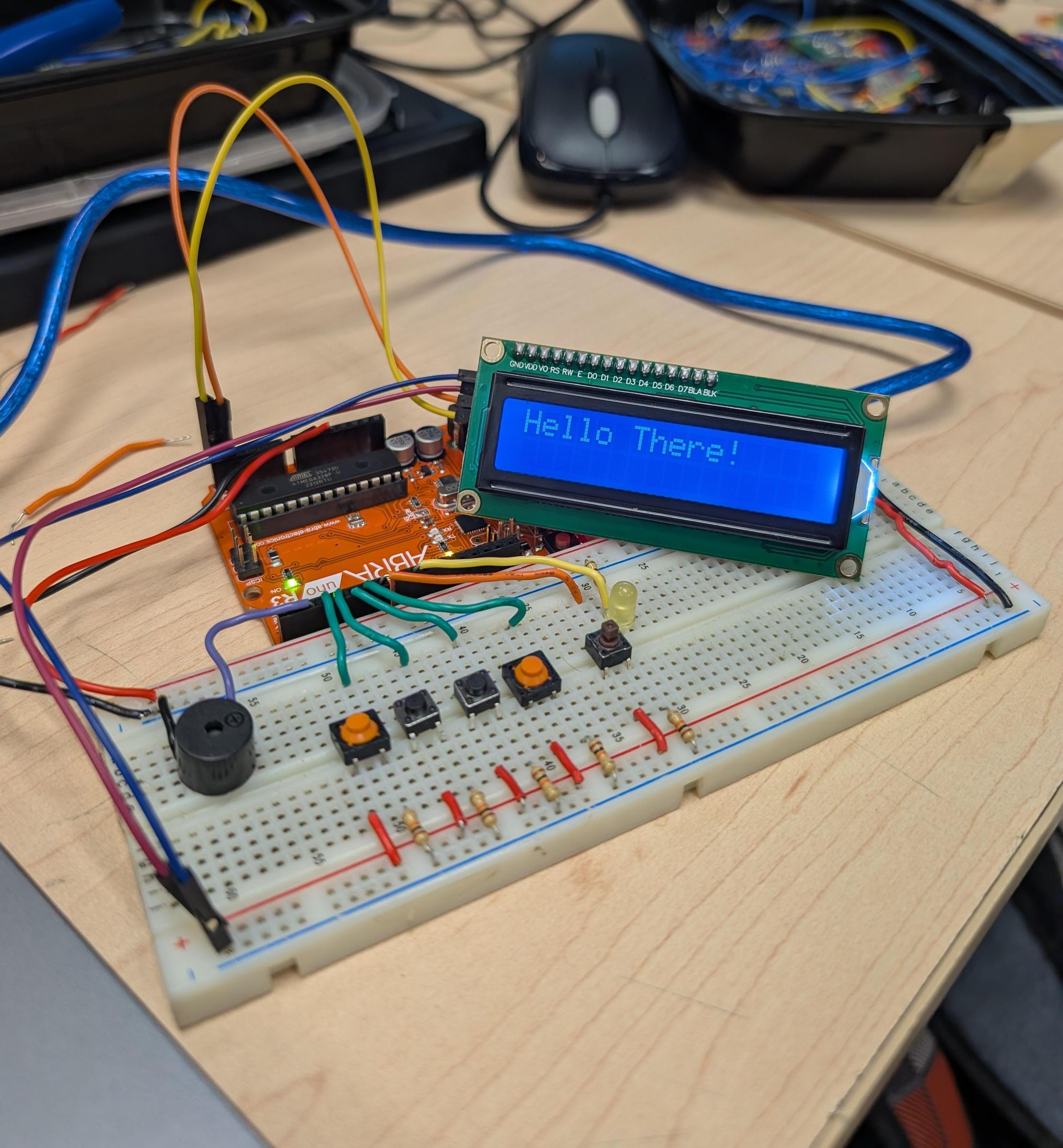 Alien Shooter Game With Arduino and LCD