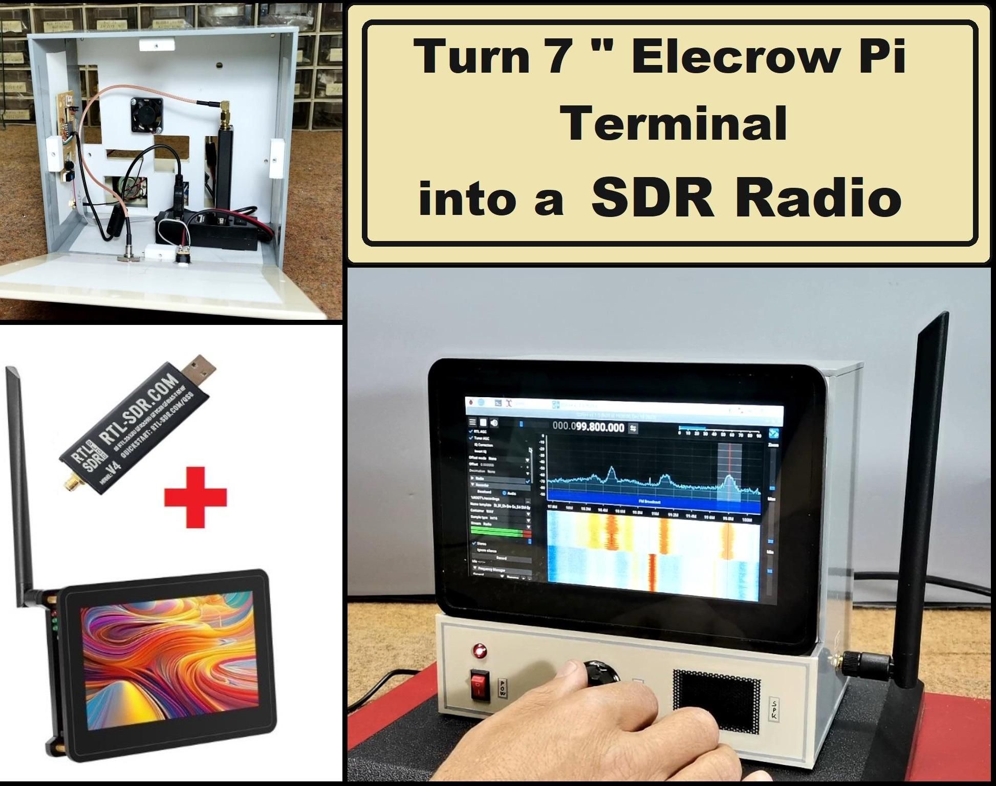 How to Turn a 7 Inch Elecrow Pi Terminal Into a Standalone SDR Radio
