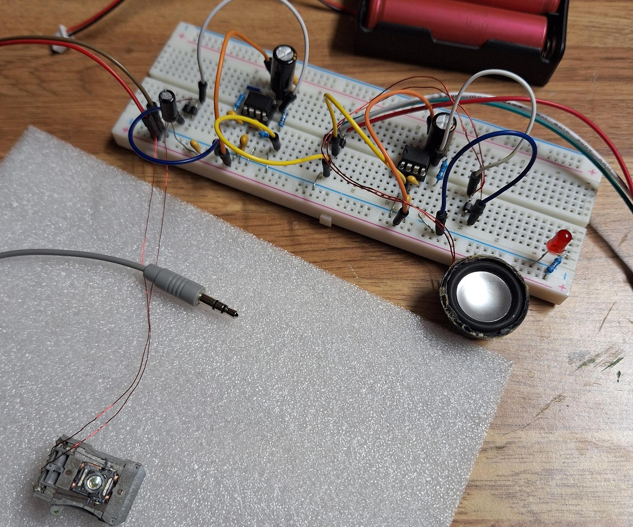 Turning a DVD Drive Into Subwoofer