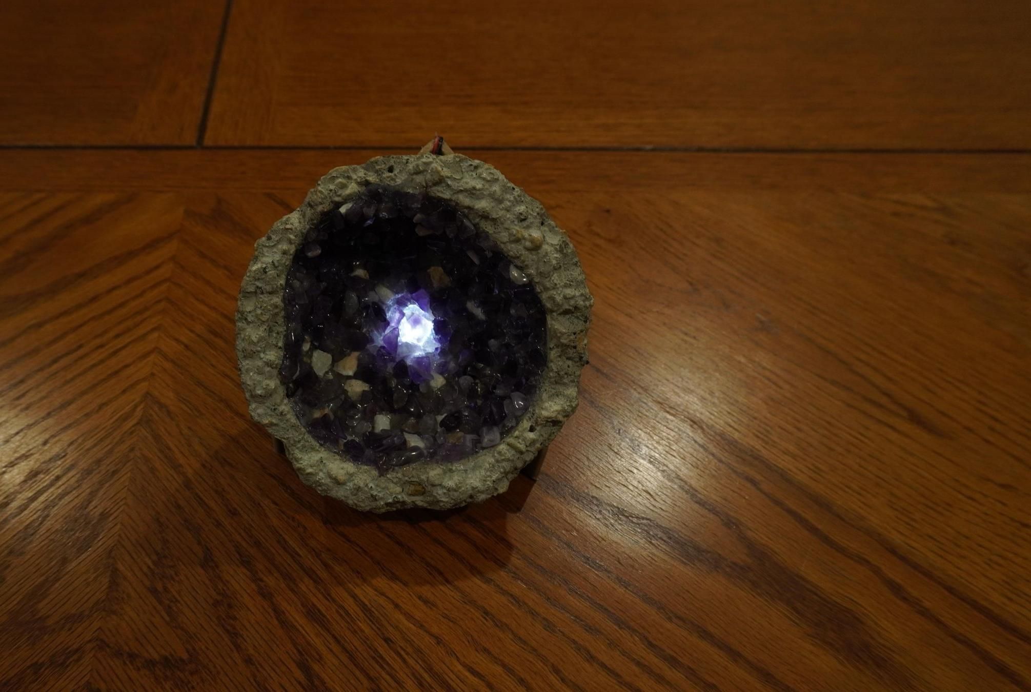 Making a Light-Up Geode From Concrete
