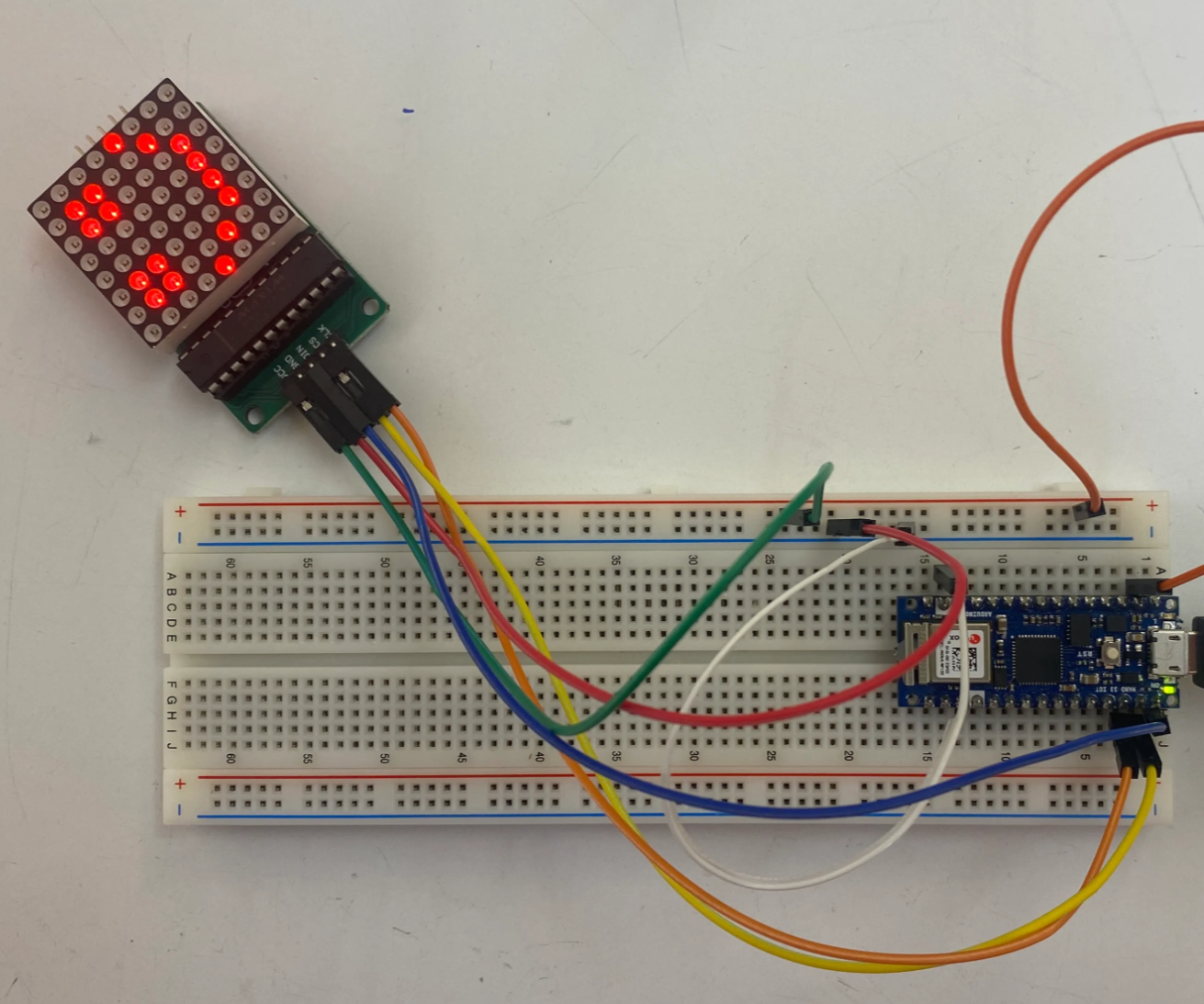 Create a Smiley Face Using LED Matrix With Arduino Nano