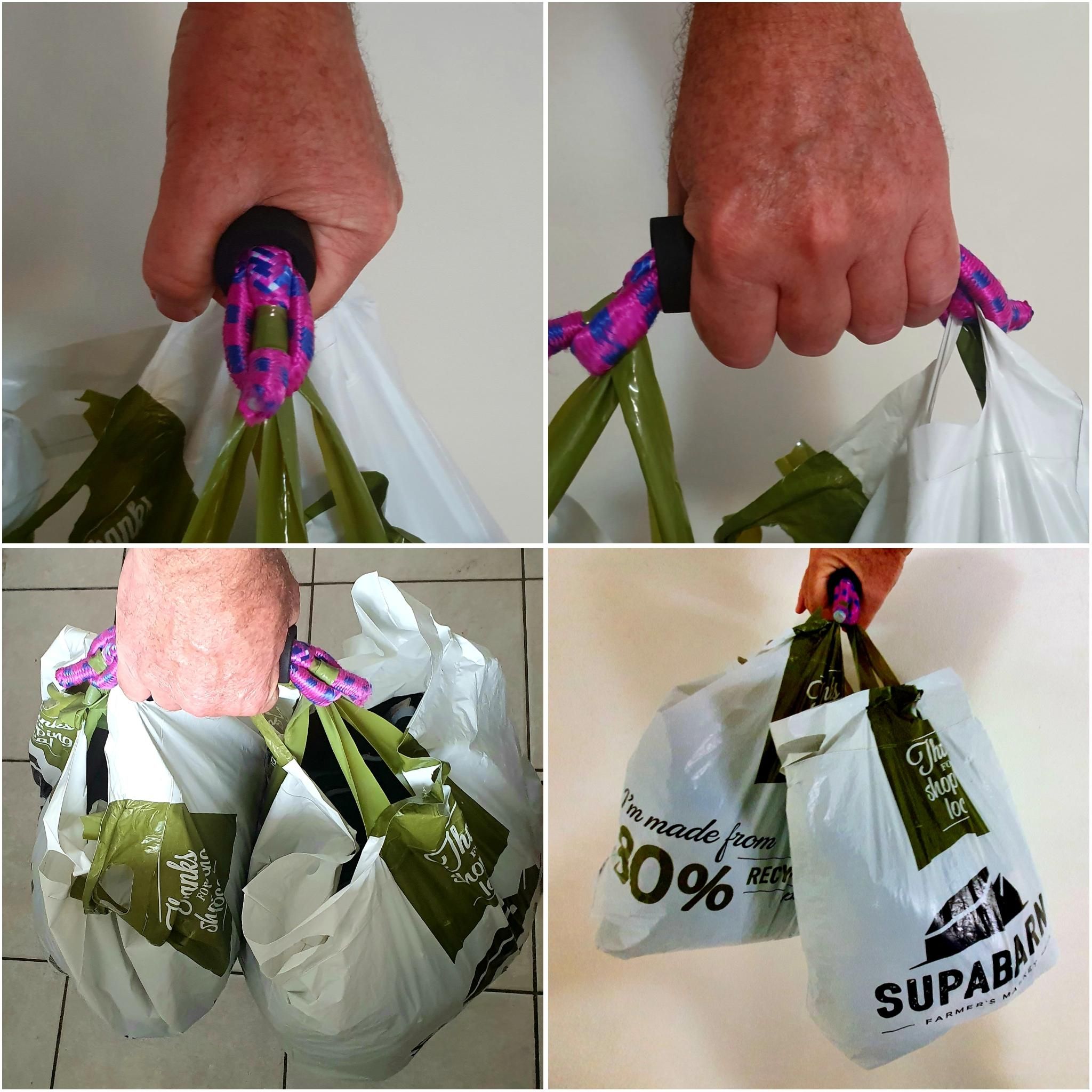Shopping Bag Carrier With Shock Absorber
