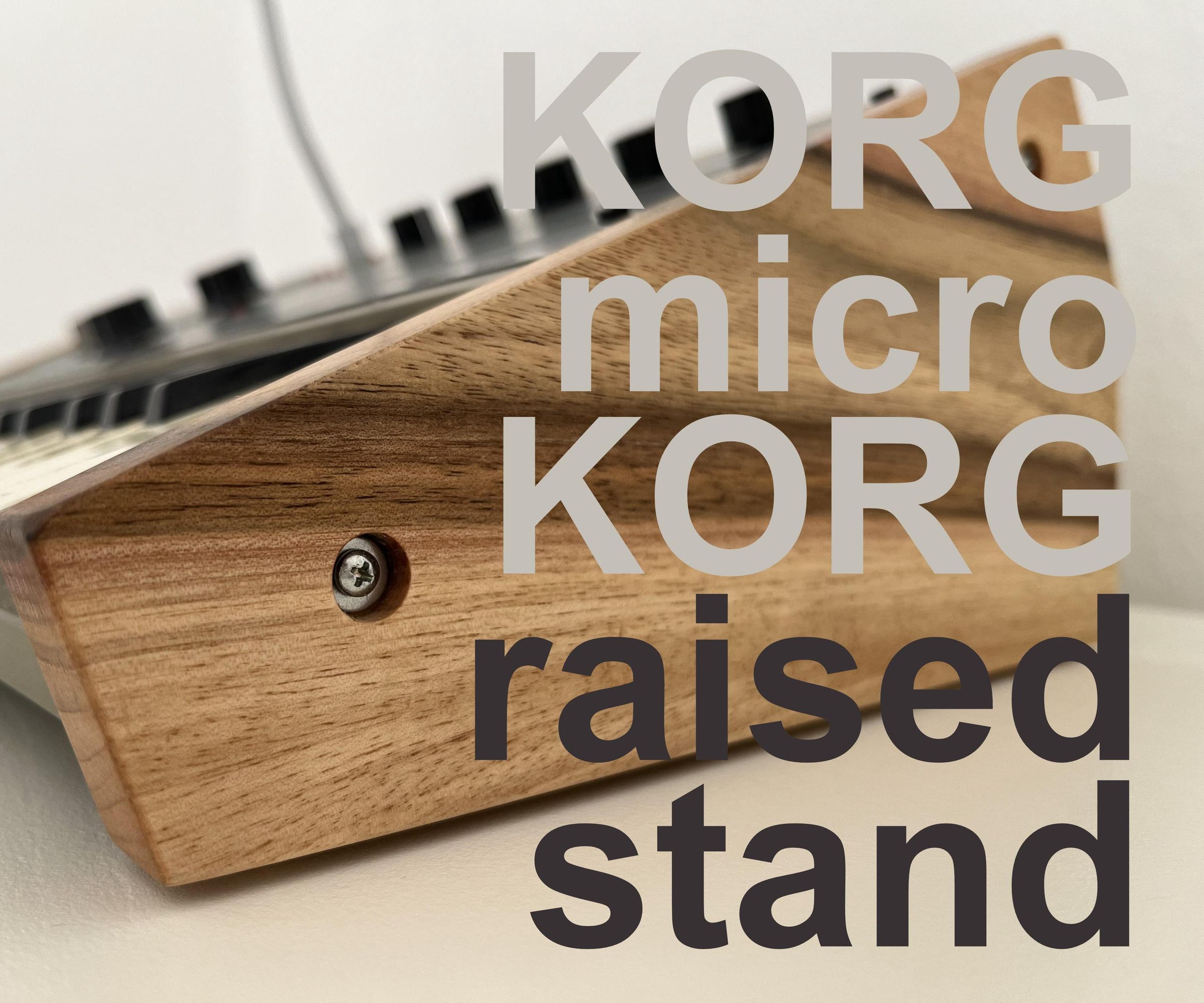 KORG MicroKORG "raised Stand" (Chassis) With SVG Templates