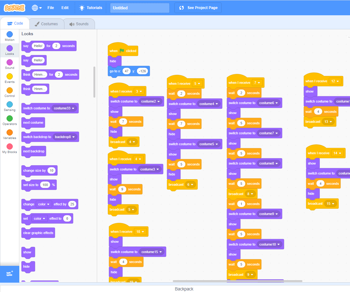 Story Interactive (Scratch Game)