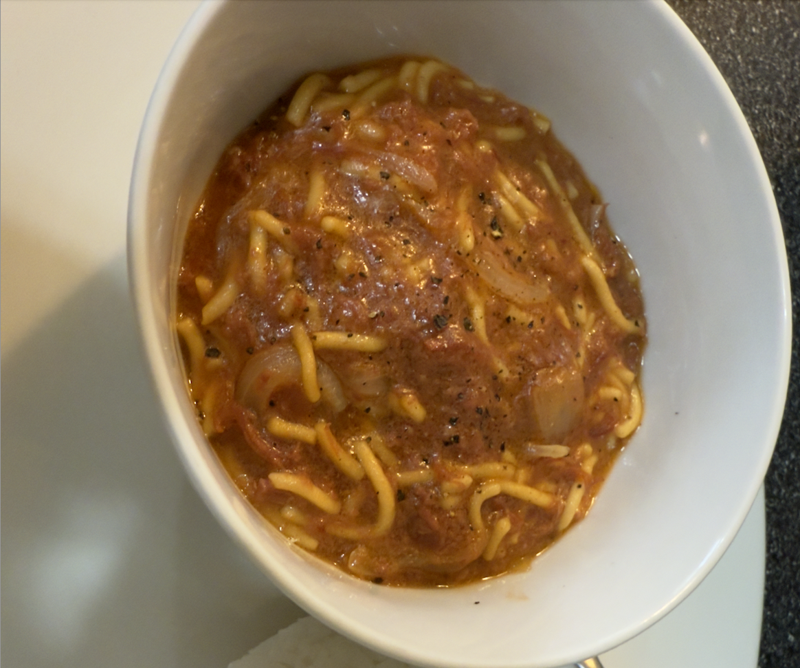 Samoan Corned Beef Spaghetti