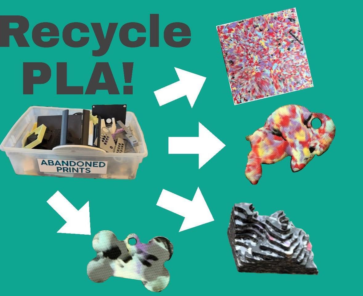 Recycled PLA Sheets From 3D Printer Waste!