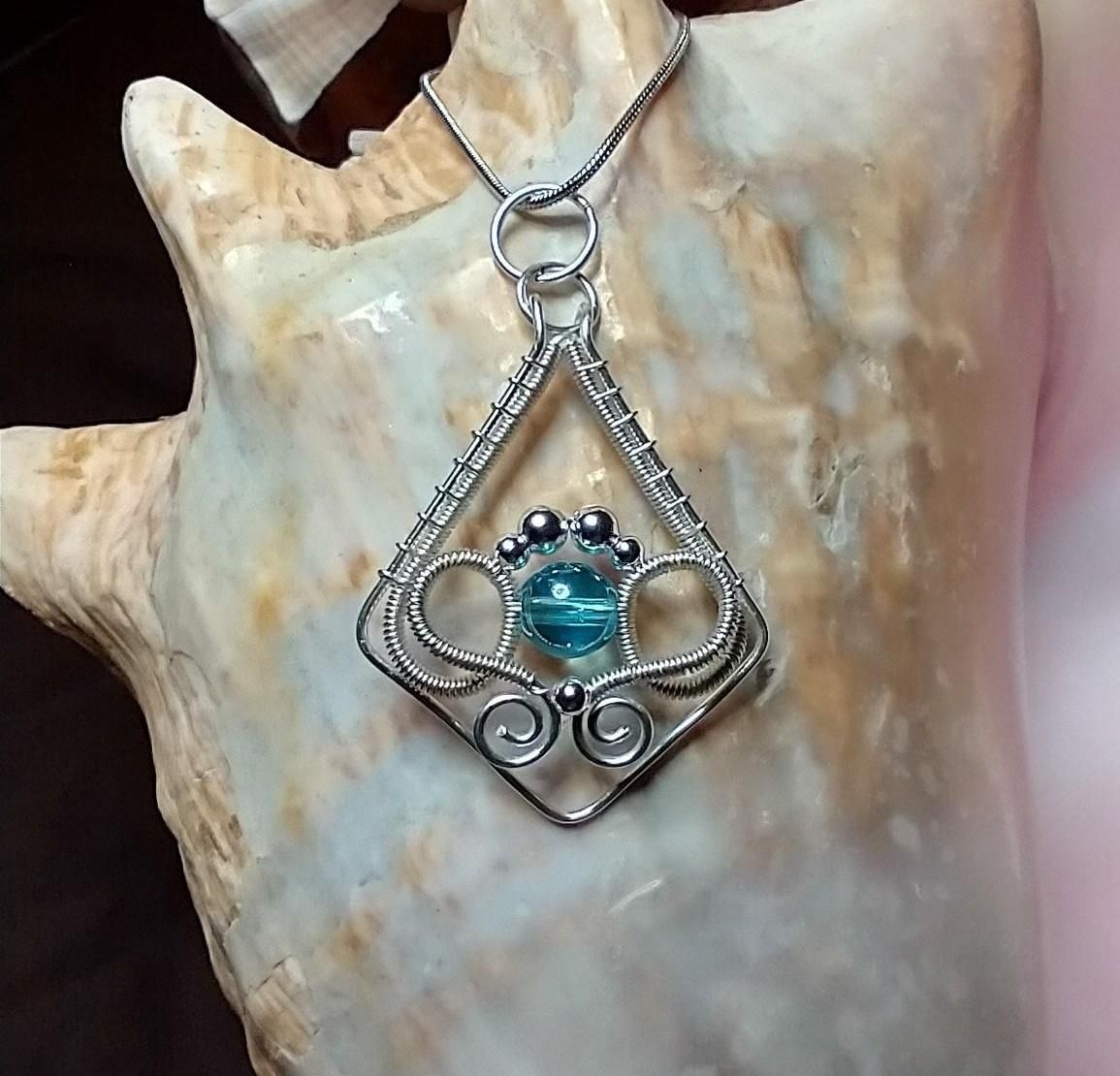 Wire & Bead Pendant