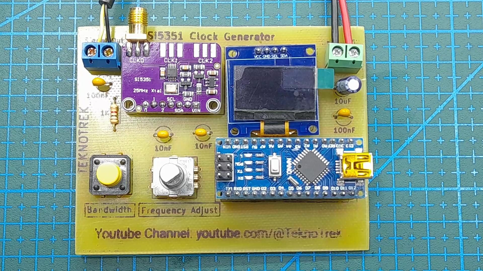 How to Build a Si5351 Clock Generator for Arduino Projects