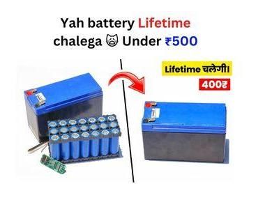 How I Convert Lead Acid Battery Into 12V 15Ah Lithium-ion Battery Pack🔋