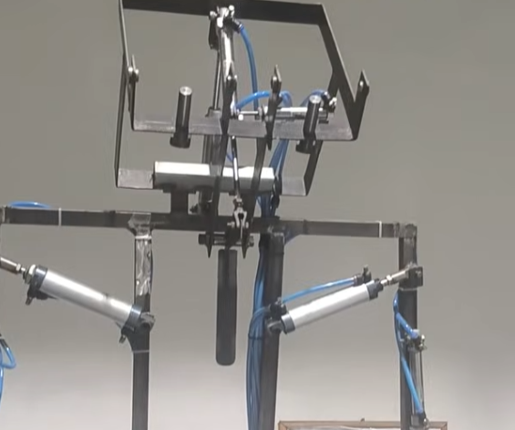 Designing an Industrial Pneumatic Animatronic Mech From Scratch