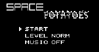 3D Game "Space Potatoes" for Arduino Uno