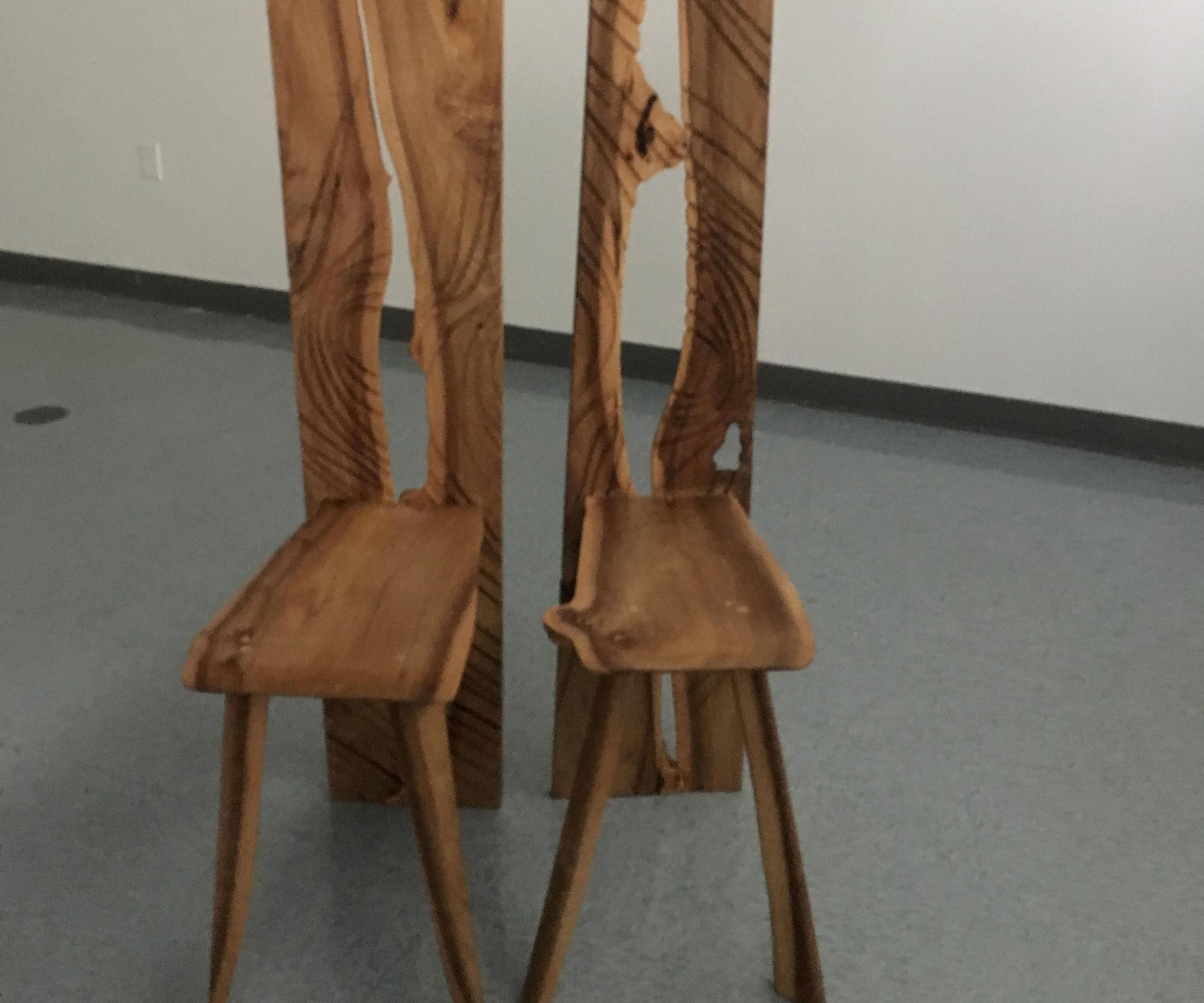 Live Edge Dining Room Chair From One Slab