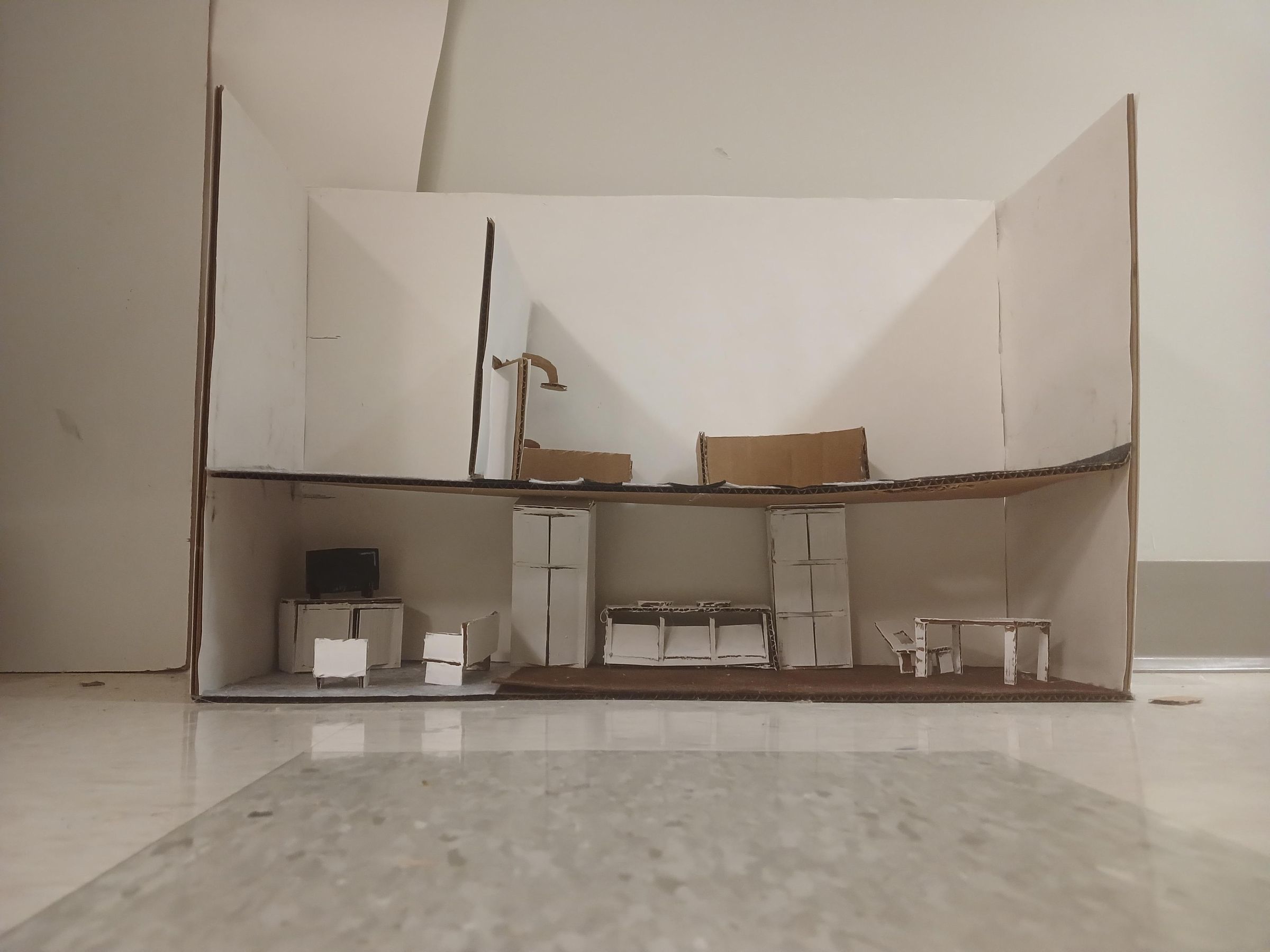 Cardboard Dollhouse