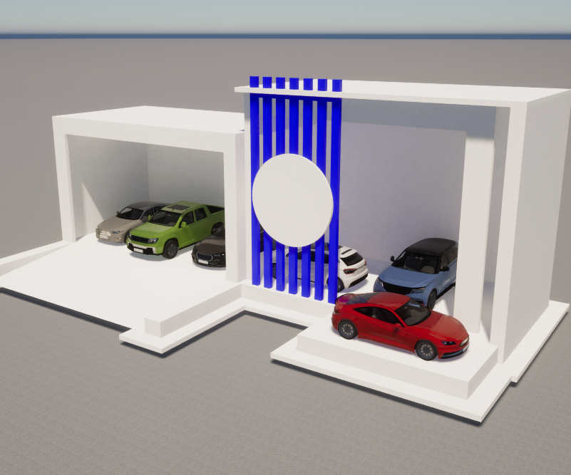 Escenario Para Exhibir Y Proteger Tus Coches De Slot Car Escala HO - Scenario to Display and Protect Your HO Scale Slot Cars.