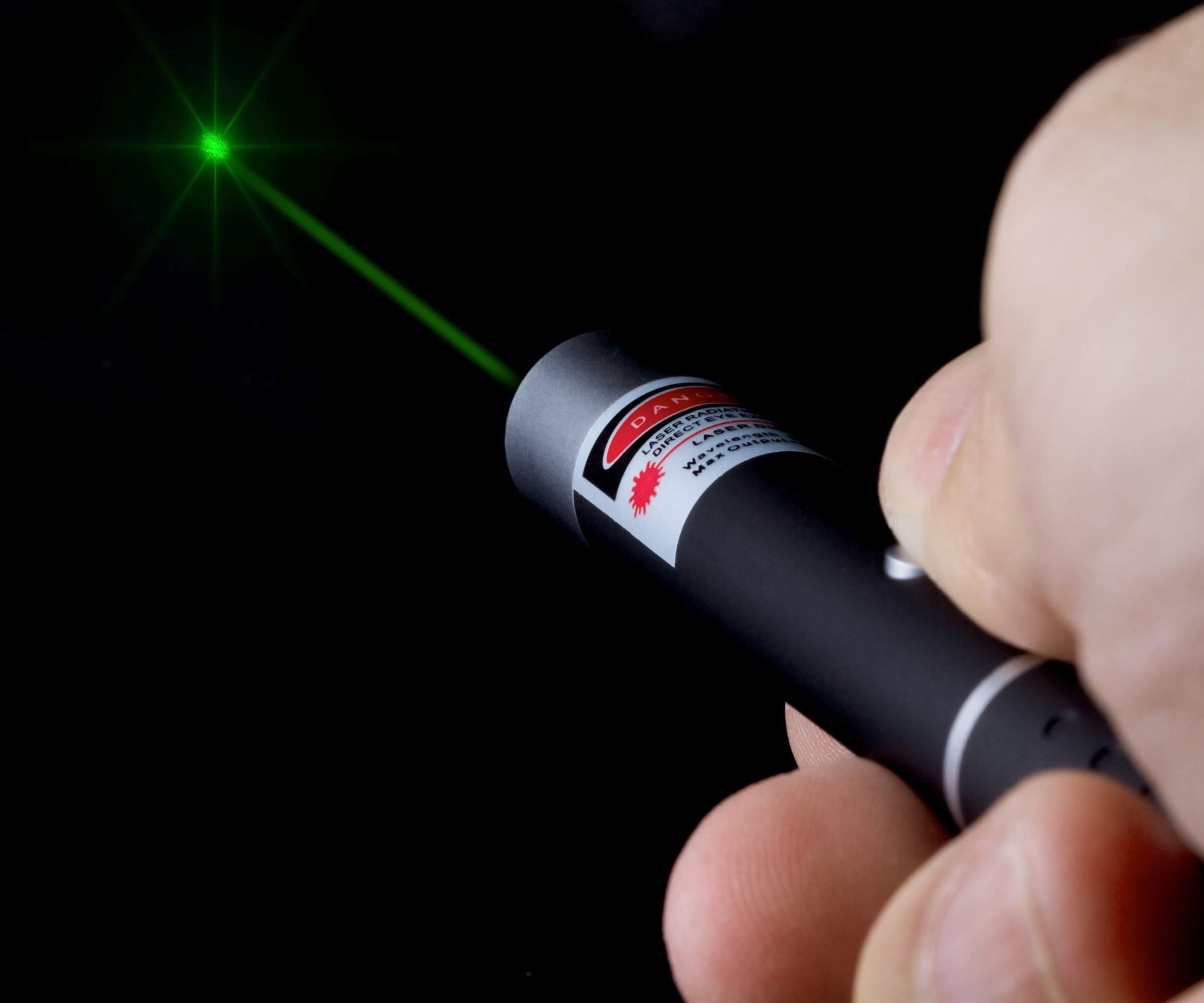 Morse Code Transmission by Laser