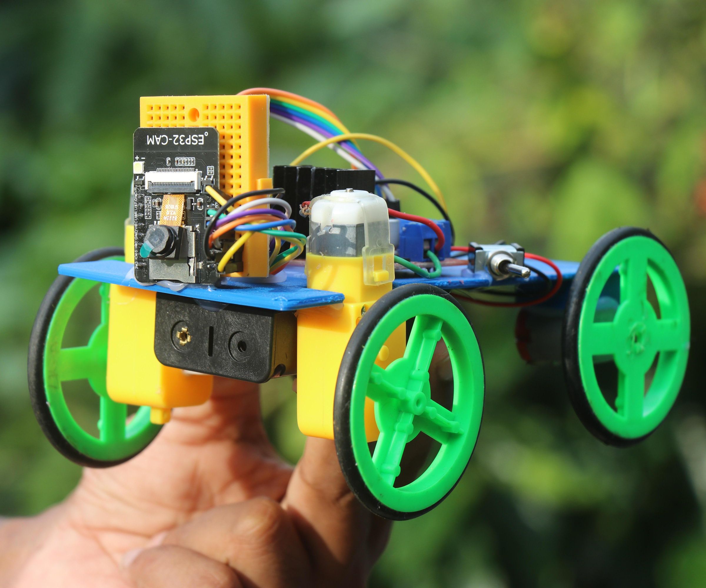 A Robotic Car With Live Video Feed Which Is Controlled Via Smartphone
