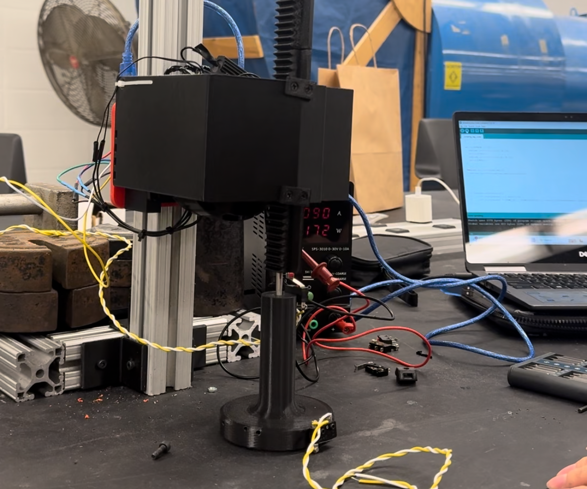 Rack-and-Pinion Hopping Leg Mechanism