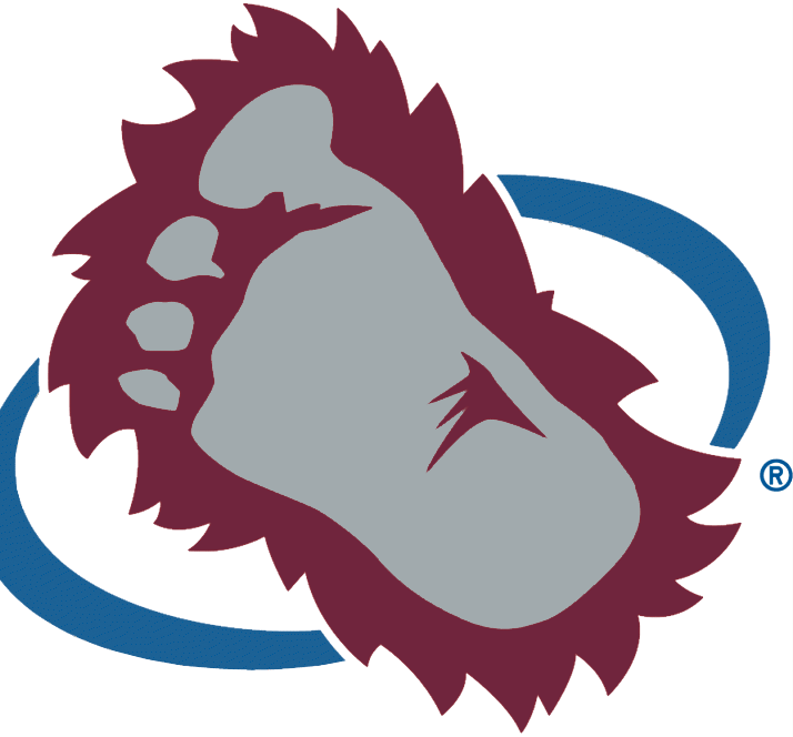 Colorado Avalanche Foot Logo