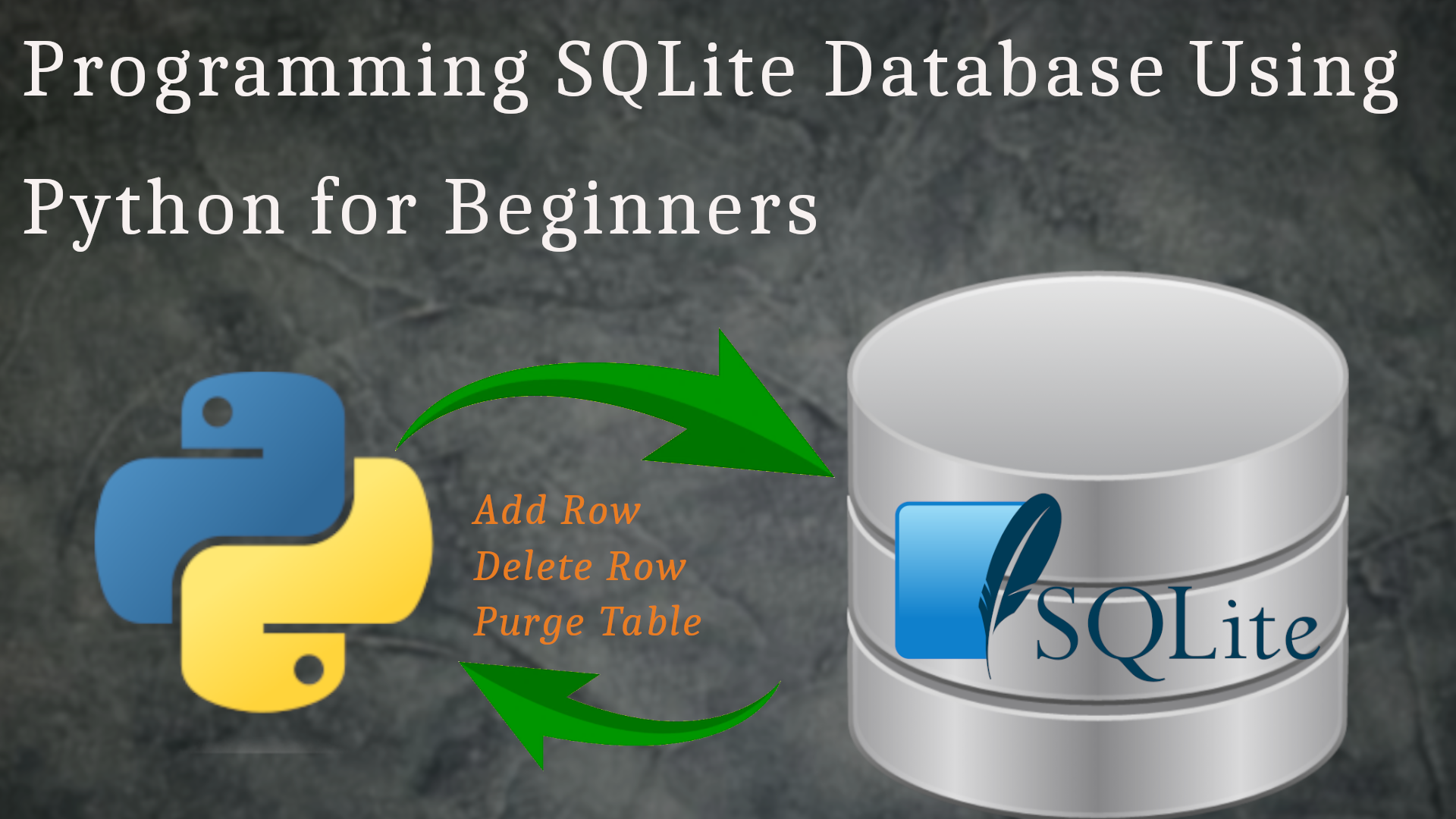 Step by Step Tutorial on Programming SQLite Database Using Python for Beginners