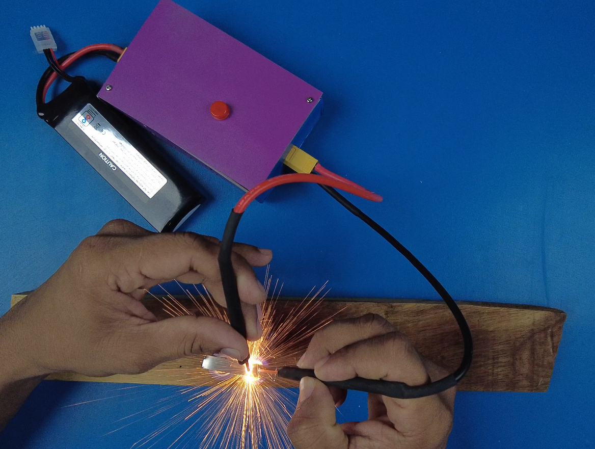 DIY Plug-and-Play Spot Welder | Powered by a Multipurpose LiPo Battery (No Special Wiring Needed!)