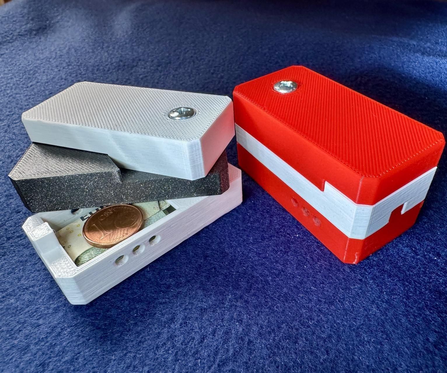 Emergency Coin Safe - Puzzle - 3D Printed
