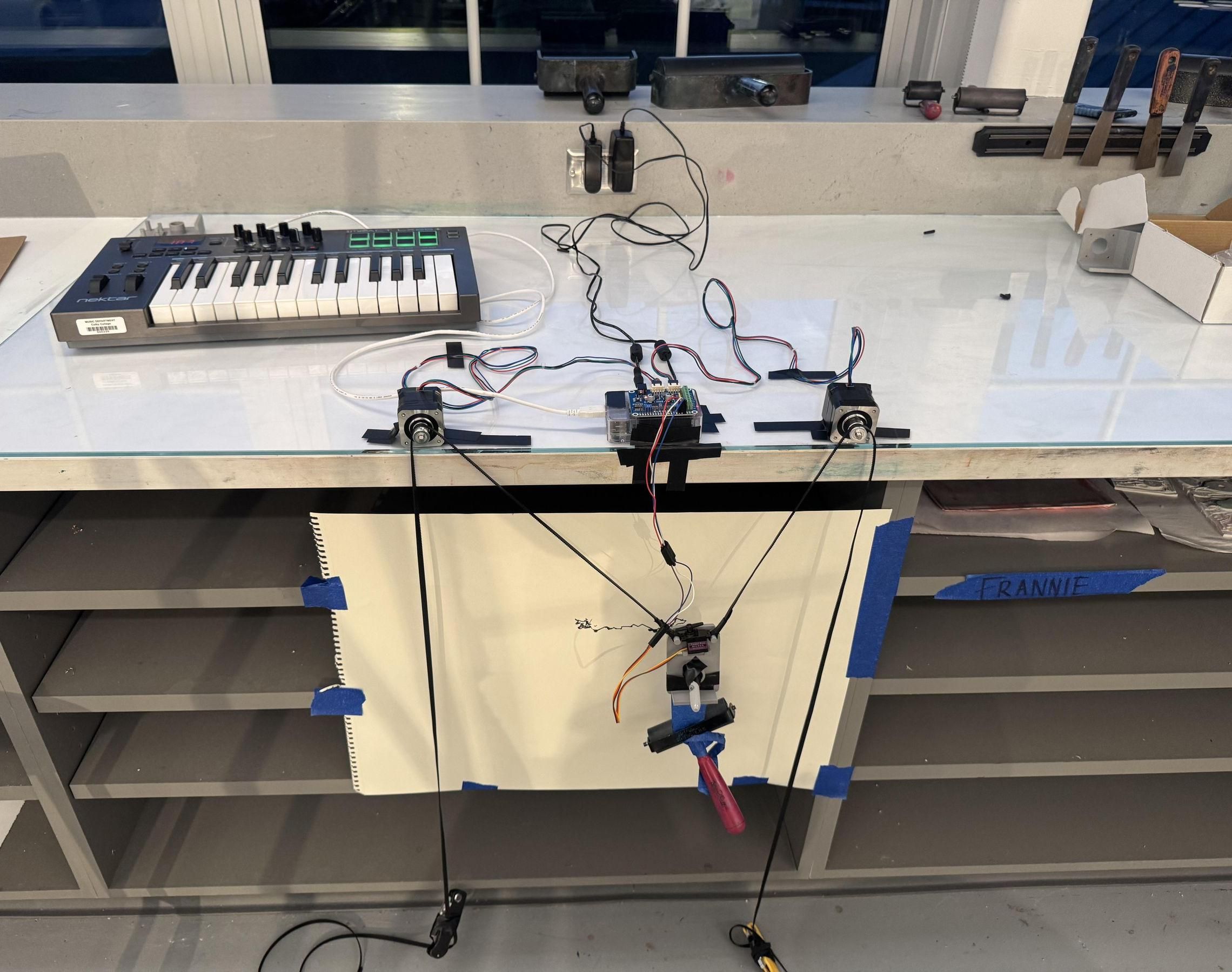 Music to Painting Robot - TechnoResonance