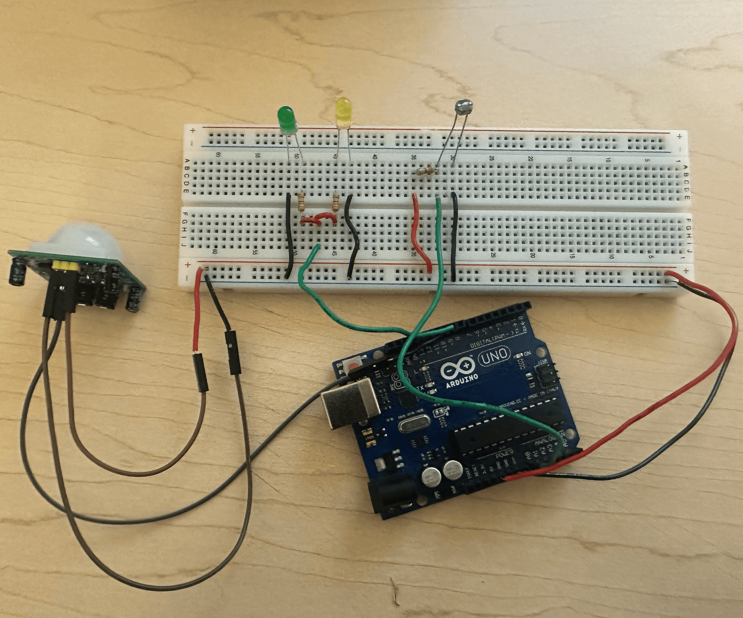 LED Night Light With PIR and LDR Sensors