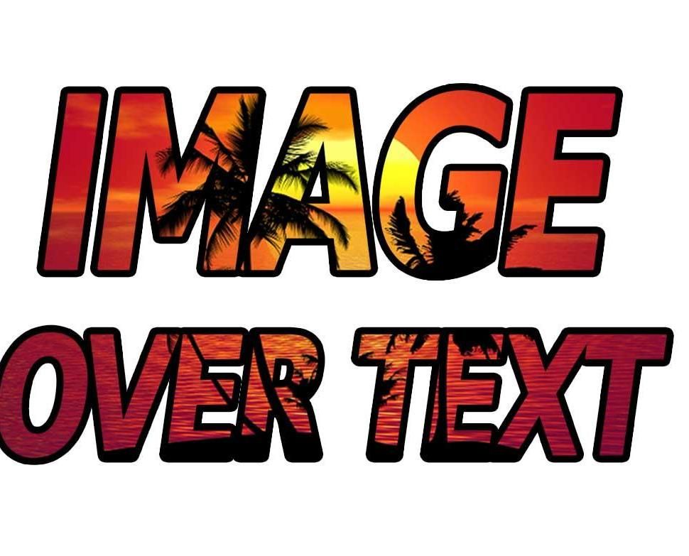 Image Over Text