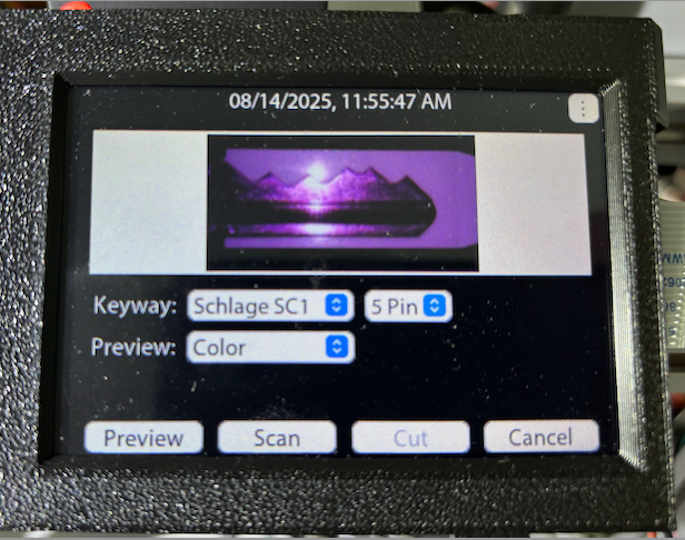 Key Reader Using STM32 DCMI and FMC