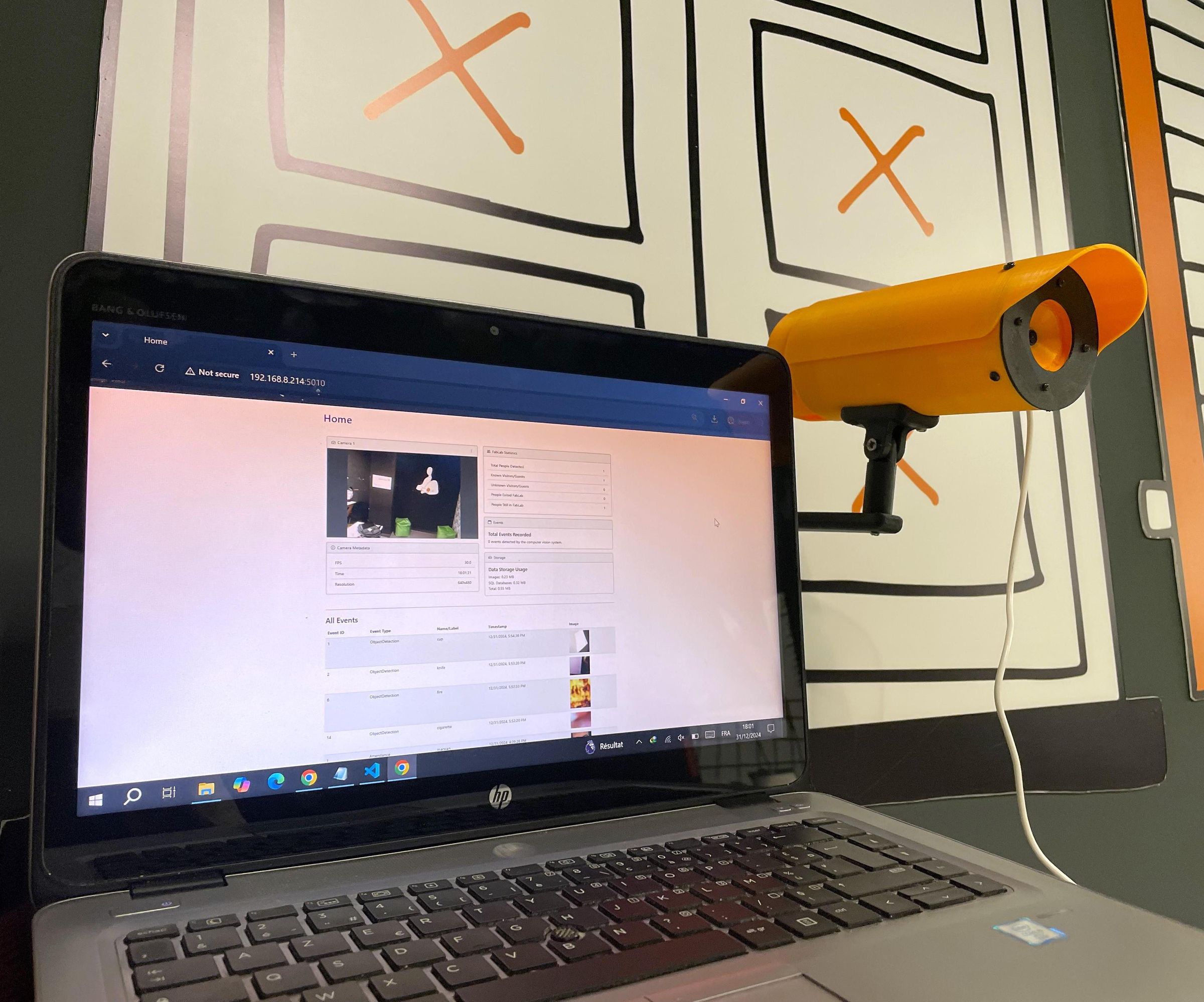 AI-Powered Surveillance Camera System